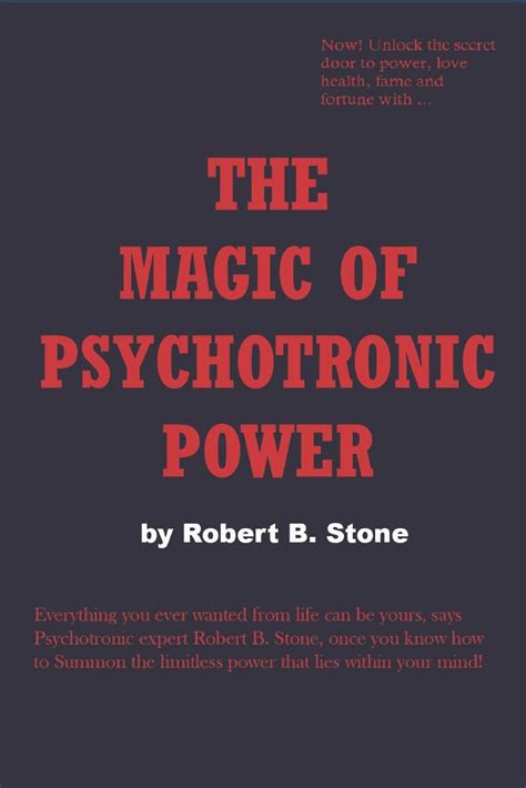 The magic of psychotronic opwer